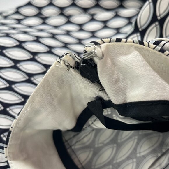 Gap A-Line Y2K stretch skirt in white and Navy size 10 - Picture 7 of 8